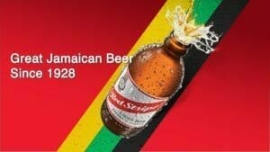 Red stripe beer since 1928