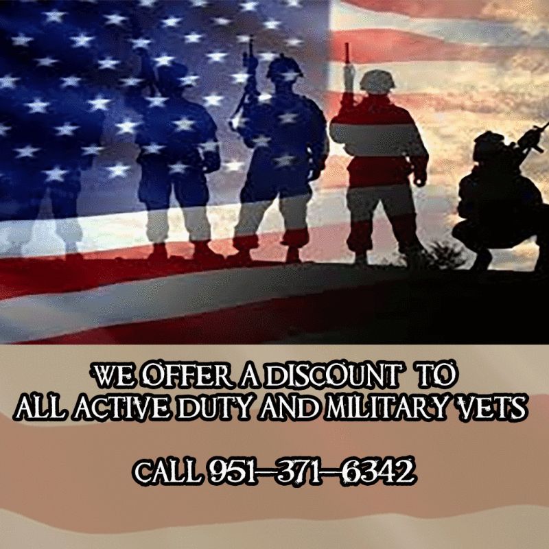 Active duty military and retired military always receive discounts. So active or retired we appreciate you and want to help.